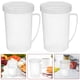 thumbnail image 1 of unbranded 2Ud Tazas De Desayuno Transparentes Para Microondas Con Y Ventilación De PP, 1 of 8