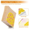 thumbnail image 5 of Yayeee Napkin Holder for Table Kitchen Paper Tissue Organization, Big Pink Stars Pattern, 5 of 8