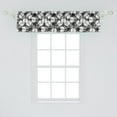 thumbnail image 2 of Ambesonne Lemon Window Valance, Fruit Branches with Leaves, 42" x 12", Dark Taupe Grey White, 2 of 3