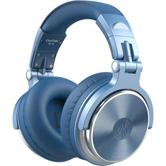 SDES-Pro-10 Over Ear Wired Headphones for School Studio Monitor & Mixing DJ Stereo Headsets with 50mm Neodymium Drivers, 3.5mm/6.35mm Jack for AMP Computer Recording Phone Piano Guitar Laptop