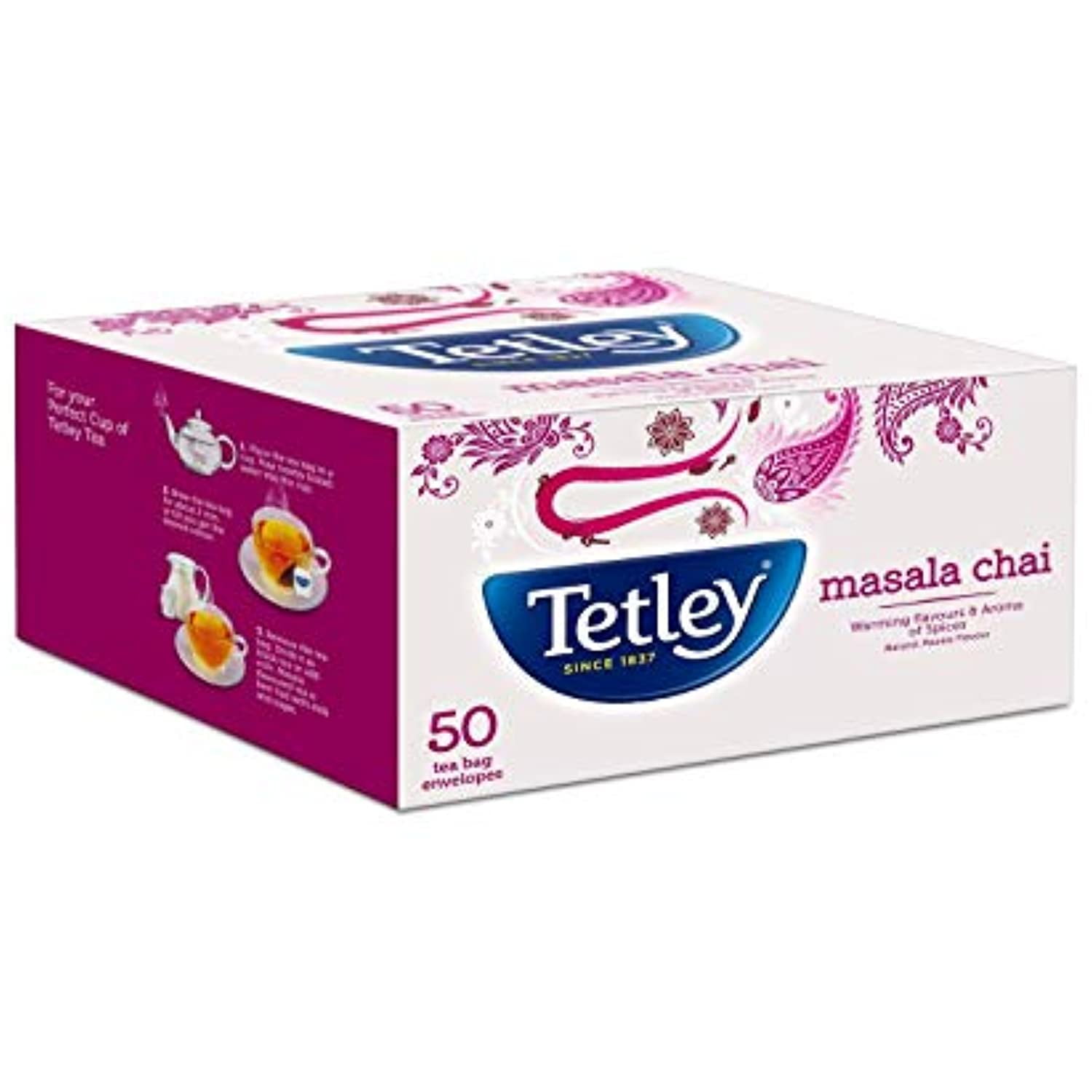 Tetley Flavour Tea Bags Masala 50S (100Gm)