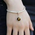 thumbnail image 3 of Peanut Allergy Yellow Warning Sign Italian European Style Bracelet Charm Bead, 3 of 4