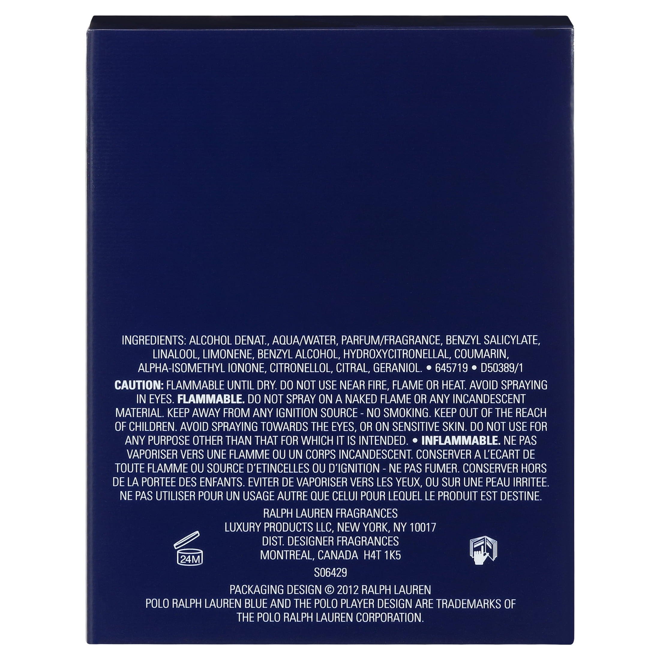 Ralph Lauren Polo Blue Sport Eau De Toilette Spray Cologne for