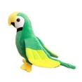 thumbnail image 4 of Figura de loro de peluche de dibujos animados, almohada de guacamayo, Animal relleno de pájaro para fiesta, decoración de habitación, juguete para , Verde, 4 of 8
