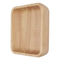 thumbnail image 4 of Square Thicked Wood Salad Bowl, Handmade Exquisite Appearance, Durable Material, Multifunctional For Parties And Family Gatherings, 4 of 8
