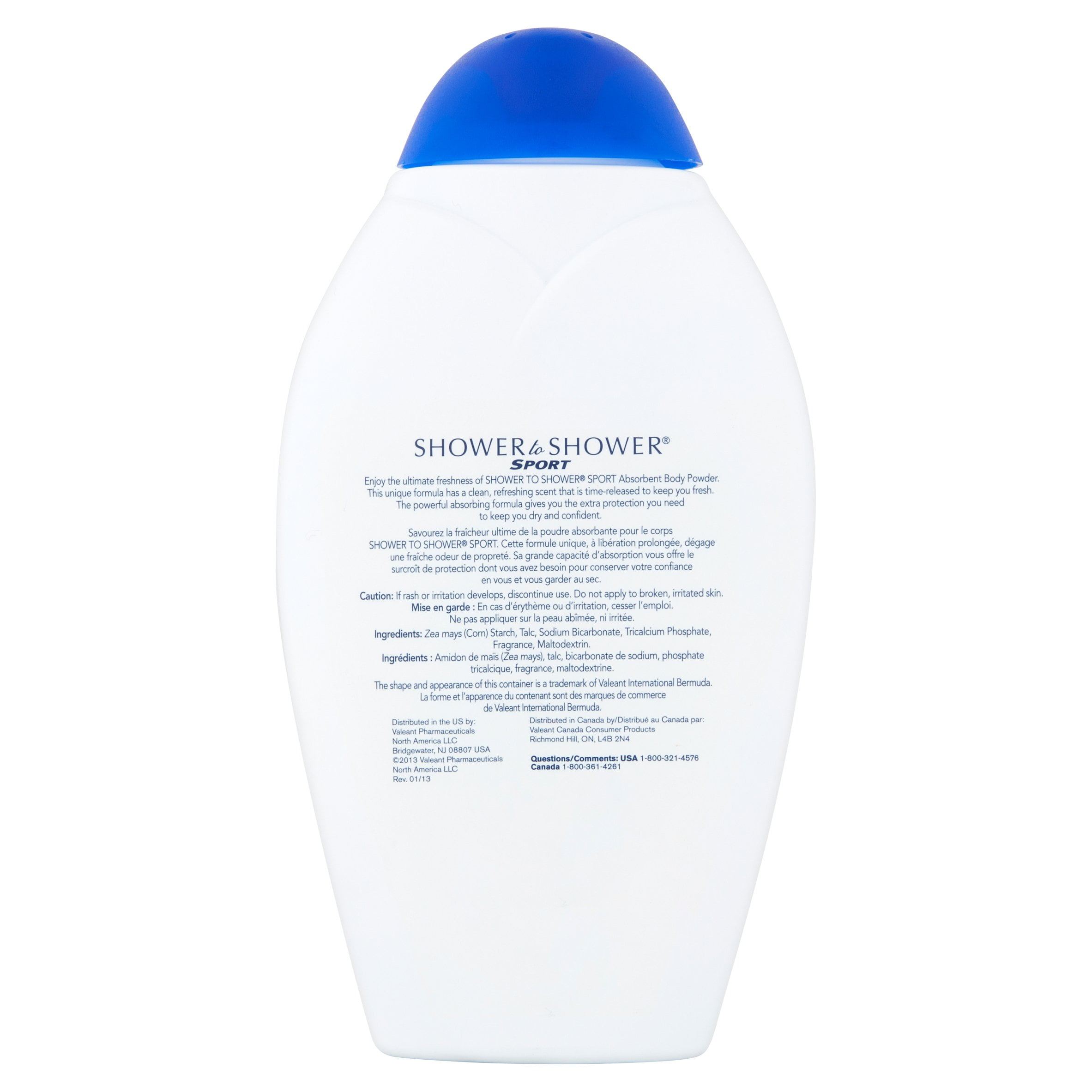 Shower to Shower Sport Absorbent Body Powder, 13 oz