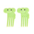 thumbnail image 4 of 2pcs 10pcs Animal Fruit Fork Mini Cartoon Children Dining Kitchen Snack Cake Dessert Food Fruit Pick Toothpick Lunches Decor Random Color, 4 of 9