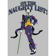thumbnail image 2 of Women's Batman On the Naughty List  Graphic Tee Athletic Heather Small, 2 of 4