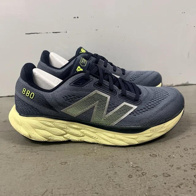 New Balance FreshFoam X 880v14 Men's 8.5 Women's 10 Running Shoes Blue Yellow