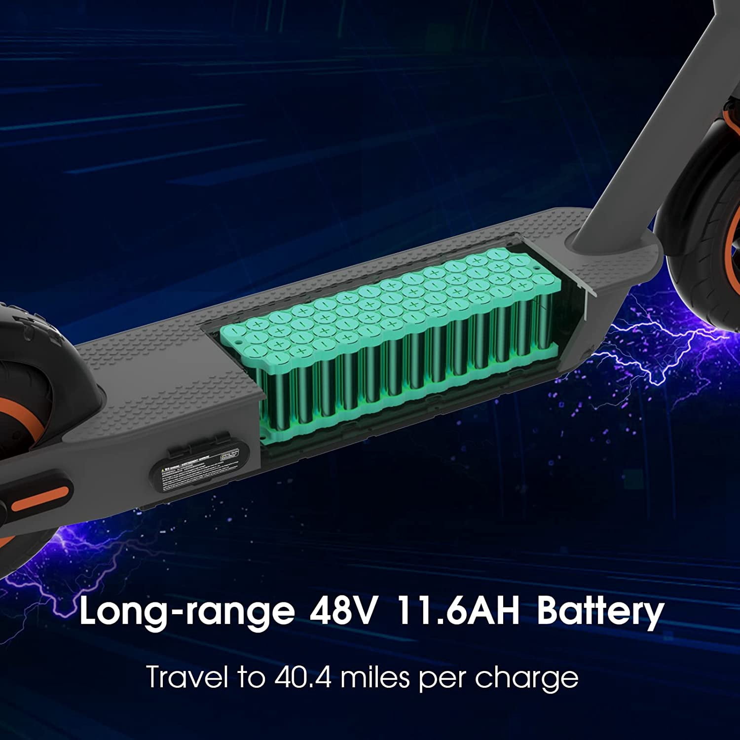 Hiboy S2 MAX Electric Scooter, Upgraded 500 W Motor, 10 In. Air-filled Tires, up to 40.4 Miles Range and 19 Mph Speed, Portable Commuting for Adults with Double Braking System and App