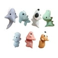 thumbnail image 2 of SmartBy 7 Pairs Cartoon Animal Bite Earrings Shark Dinosaur Dog Hippo Anti-slip Earrings Daily Wear Dating Parties Ear Jewelry, 2 of 7