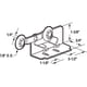 thumbnail image 2 of Roller Assembly Prime-Line de nailon y acero galvanizado, paquete de 2, 2 of 2