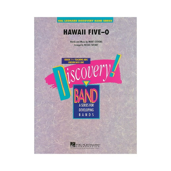 Hal Leonard Hawaii Five-O Theme Concert Band Level 1.5 Arranged by Michael Sweeney
