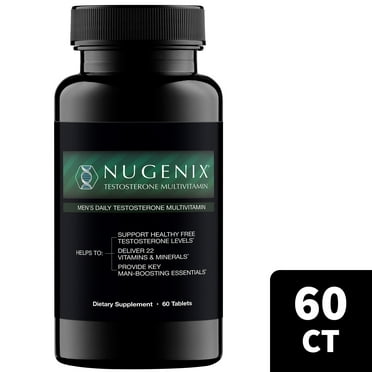 Nugenix Men's Daily Testosterone Multivitamins, 60 Count
