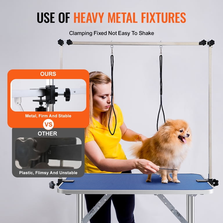 KFFKFF Pet Grooming Table, 36 x 24 Inch Stainless Steel photo 3
