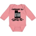 thumbnail image 3 of Inktastic Someone in Utah Loves Me Vacation Boys or Girls Long Sleeve Baby Bodysuit, 3 of 5