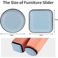 thumbnail image 2 of 16 deslizadores para muebles, adhesivo de teflón, protector de teflón, deslizador de teflón para mover muebles pesados ​​fácilmente, utilizado en sillas, sofás, escritorios, mesas, brazos, 2 of 5