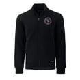 thumbnail image 2 of Men's-Cutter & Buck  Black Inter Miami CF Big & Tall Roam Eco Tri-Blend Recycled Full-Zip Jacket, 2 of 3
