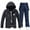 D, variant on PIOMLL Snow Suits for Men Casual Solid Color Snowboard Warm A Winter Ski Suits L