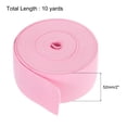 thumbnail image 2 of Bandas elásticas Uxcell para coser de 2 pulgadas y 10 yardas, carrete elástico rosa claro para pelucas, cinturillas, pantalones, 2 of 7