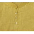 thumbnail image 6 of Atasi Casual Half Sleeves Men's Cotton Mandarin Collar Shirt Tunic-Small, 6 of 7
