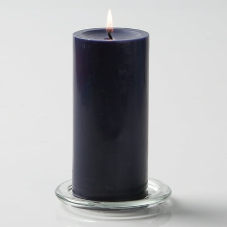 Richland Pillar Candles 3"x6" Navy Blue Set of 24