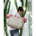 thumbnail image 2 of Gym Bag for Women, Carry on Weekender Overnight Bag, Travel Duffel Bags with Trolley Sleeve, Personal Item Travel Bag Tote Bag Workout Dance Bag, Black-Medium, 2 of 7