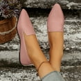 thumbnail image 6 of Miluxas Women Flats Shoes Women Breathable Thin Soft Soled Pointed Toe Dress Shoes Comfortable Slip on Shoes Pink 5.5(36), 6 of 9