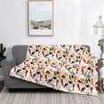 thumbnail image 2 of Cauagu Cute Cats Pattern Fleece Throw Blanket, Horizontal Fleece Bedding Home Decor for Couch & Bed All Season Use-40"x30", 2 of 6