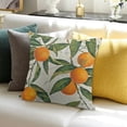 thumbnail image 3 of SHANXI and Orange Throw Pillow Cover Orange with and Pattern , Square Cushion Covers Decor 22x22in, 3 of 5