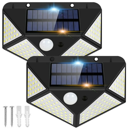 

Rosnek Solar Lights Outdoor 128 LEDs Solar Motion Sensor Security Light Waterproof for Garden Patio Yard Deck