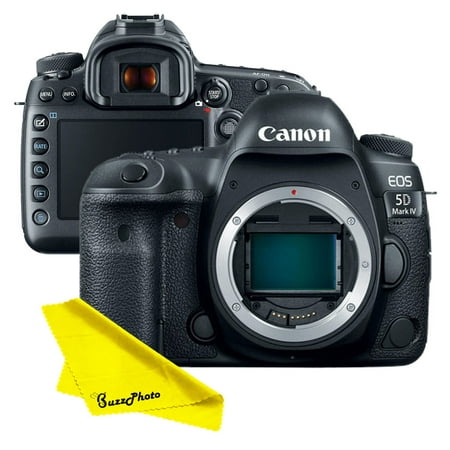 Canon EOS 5D Mark IV DSLR Camera (Body Only) with FREE Buzz-Photo Cleaning (Best Compact Flash For Canon 5d Mark Iii)