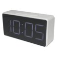 thumbnail image 1 of Reloj de mesa con espejo, alarma Digital multifuncional, repetición de hora, luz Led nocturna, escritorio H, 1 of 5