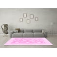 thumbnail image 3 of Ahgly Company Indoor Round Oriental Pink Traditional Area Rugs, 7' Round, 3 of 4