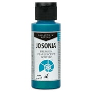 Chromas Jo Sonja Premium Pearlescent - Pearlescent Blue Green, 2 oz bottle