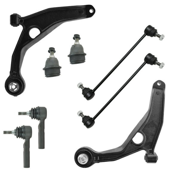 Front Control Arm Ball Joint Sway Bar Link Tie Rod Steering Suspension Kit 8pc PSA65454