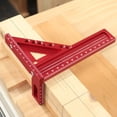 thumbnail image 4 of Professional Triangle Ruler Feature Anodized Surfaces Enhances Durability MultiAngle Measuring Ruler For Technical Draw, 4 of 9