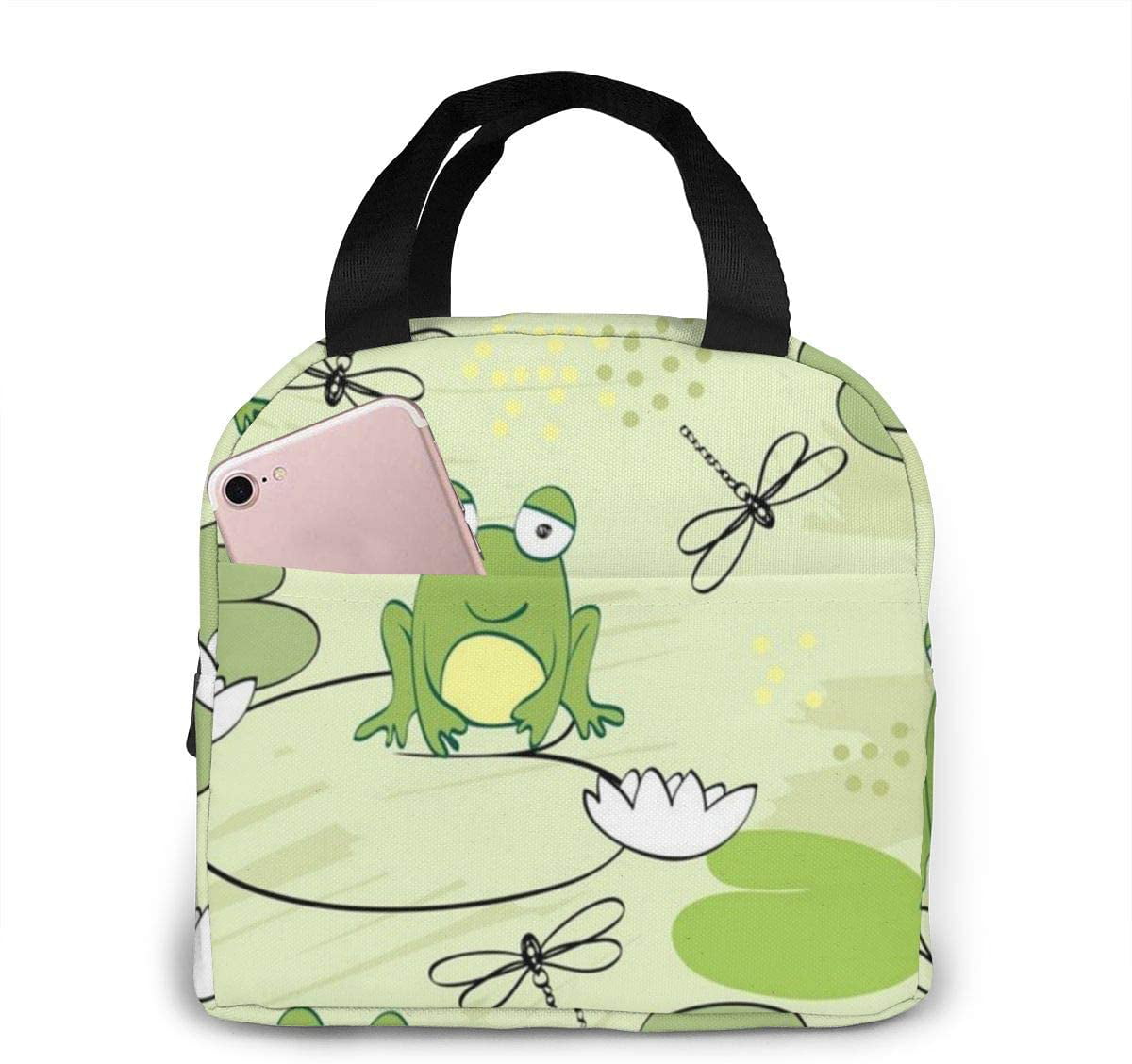 Personalised FROG Insulated Packed Lunch/Sandwich Bag *Pink Blue Red* 
