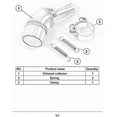thumbnail image 3 of Motorcycle muffler Slipon For R3 R30 MT03 R25 Exhuast Middle Link Pipe Muffler Adapter 51mm Connection Tube, 3 of 4