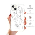 thumbnail image 2 of Female Line Art Case Compatible with iPhone 13,Aesthetic Art Design TPU Bumper Bumper Cover Case, 2 of 6