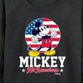 thumbnail image 3 of Disney - All American Mickey - Women's Lightweight French Terry Long Sleeve Shirt, 3 of 5