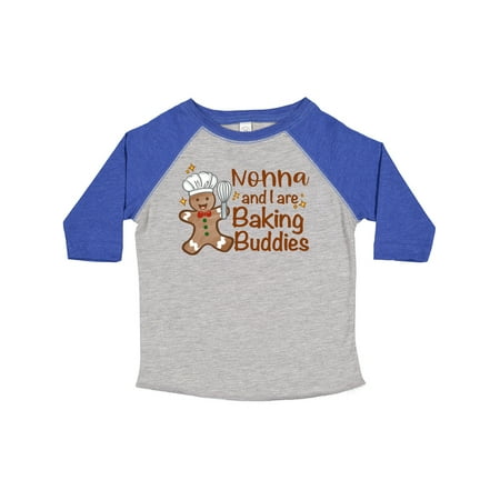 

Inktastic Nonna and I Are Baking Buddies Gift Toddler Boy or Toddler Girl T-Shirt
