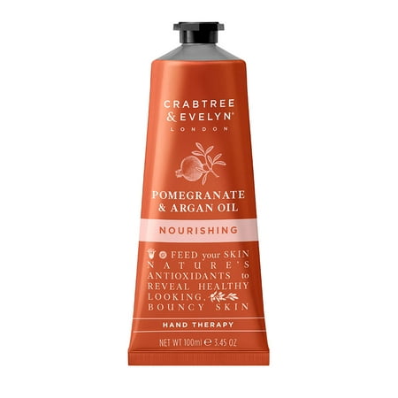 Crabtree & Evelyn Pomegranate Argan Oil Nourishing Hand Therapy, 3.45 Fl
