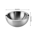 thumbnail image 3 of 20 oz Dip Chiller Bowl Stainless Steel Double Walled Insulated Ice Serving Bowl for Parties Salsa,Guacamole,Condiments,Sauces,Salad & Food Hot or Cold, 3 of 8