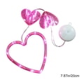 thumbnail image 4 of LED Heart-Shaped Curtain Light - Battery Operated with Suction Cups for Proposal, Wedding, Party & Romantic Decorations,Valentines Day Decoration, 4 of 8