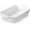 White, variant on 4.4 QT Large Baking Dish, Ceramic Casserole Pan with Handles, Oven Safe, Microwave Safe, White