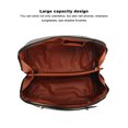 thumbnail image 4 of Bolsa de maquillaje de viaje bolsa de maquillaje negra de cuero PU para viaje ANGGREK Otros, 4 of 8