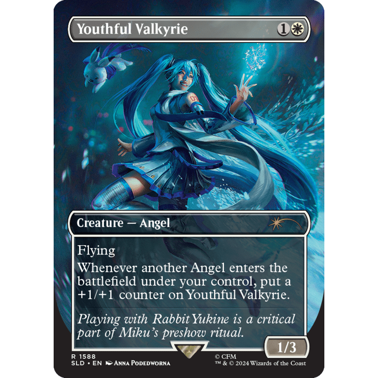 MTG Hatsune Miku: Winter Diva 英語 Foil Magic the Gathering Secret Lair x Hatsune Miku: Winter Diva