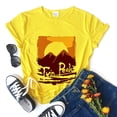 thumbnail image 4 of Harajuku Twin Peaks T-shirts women's clothing summer 2022 news Vintage Aesthetic Yellow T Shirt Casual O-neck Tshirts, 4 of 5
