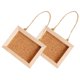 thumbnail image 1 of Miniature Photo Frames Wood Picture Frame for Decoration 2Pcs, 1 of 4